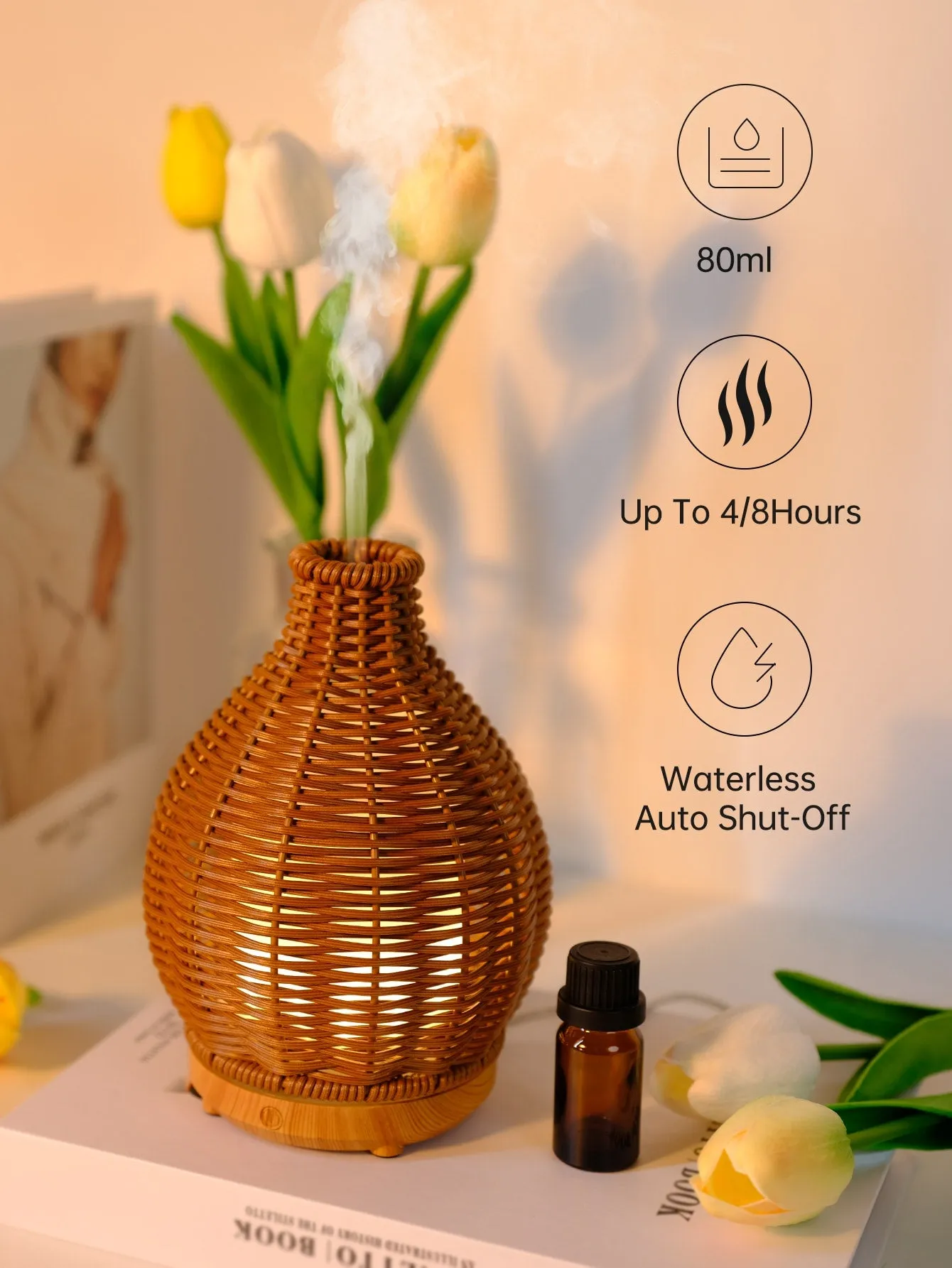 1pc Braided Design USB Essential Oil Diffuser