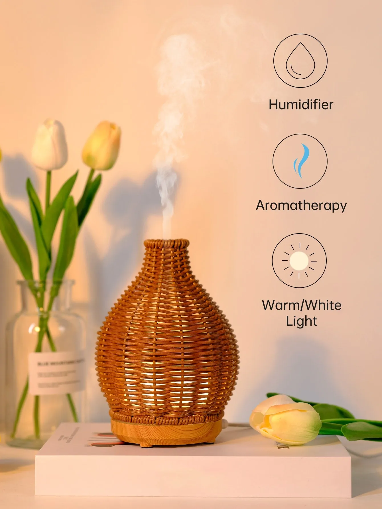 1pc Braided Design USB Essential Oil Diffuser