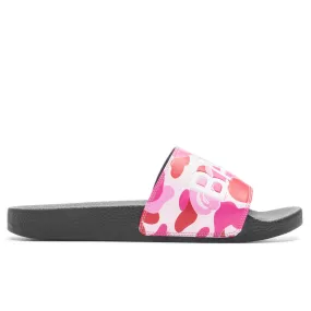 Abc Camo Slide Sandals  - Pink