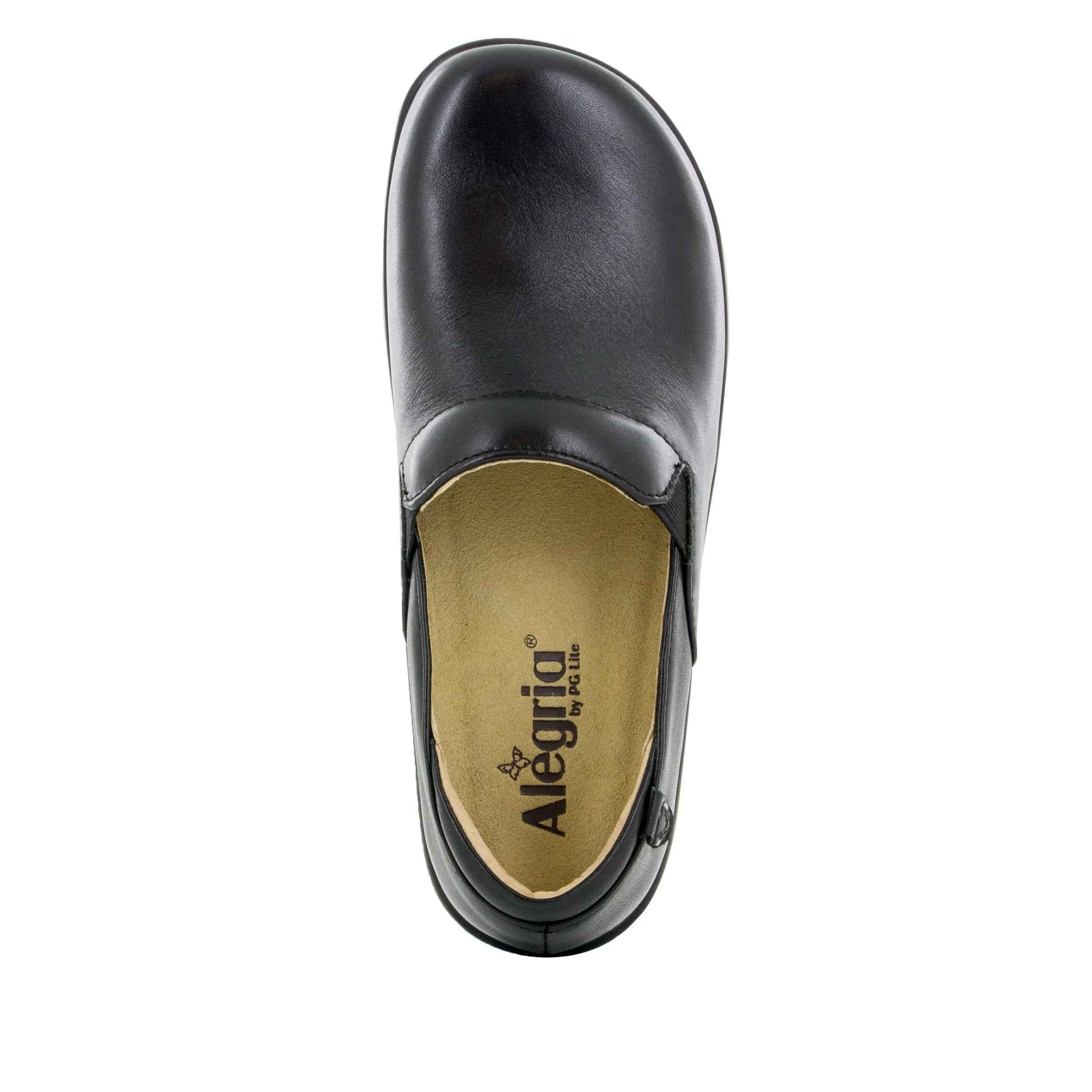 Alegria Keli Slip on Shoe - Black Nappa