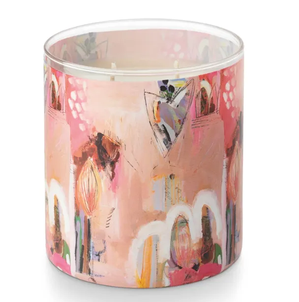 Artist Glass Candle