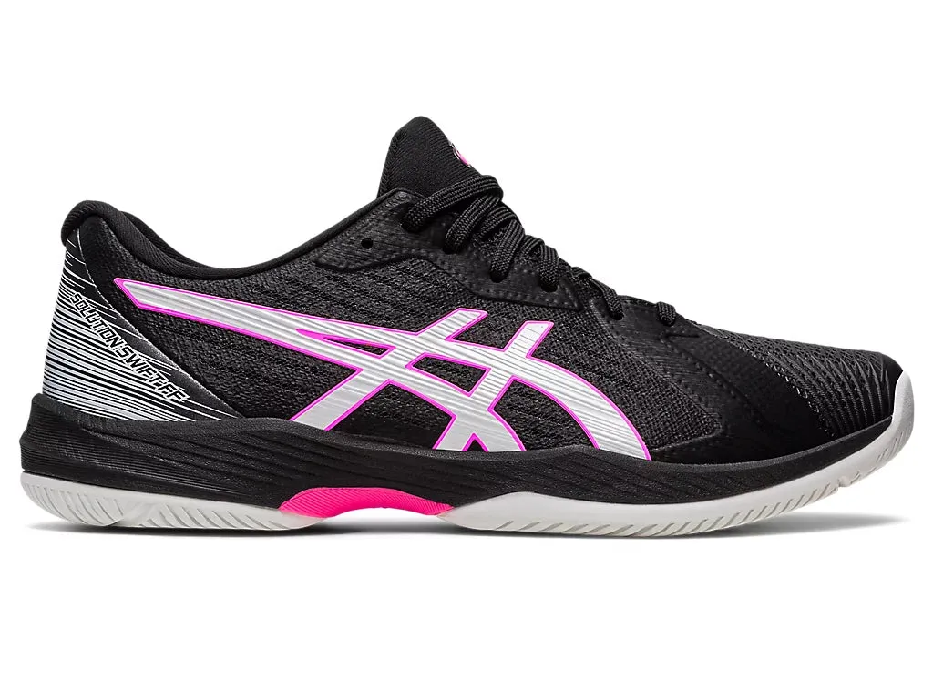 Asics Solution Swift FF Tennis Shoe - Black/Hot Pink