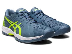 Asics Solution Swift FF Tennis Shoe - Steel Blue/Hazard Green