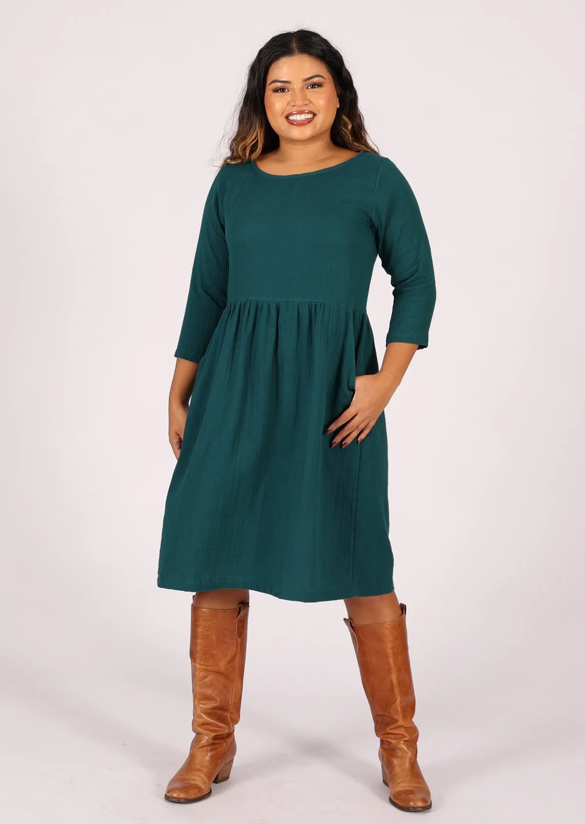 Avery Dress Deep Teal