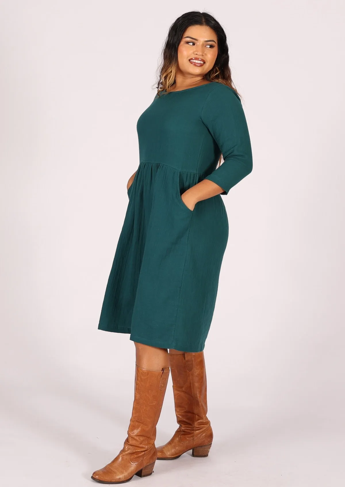 Avery Dress Deep Teal