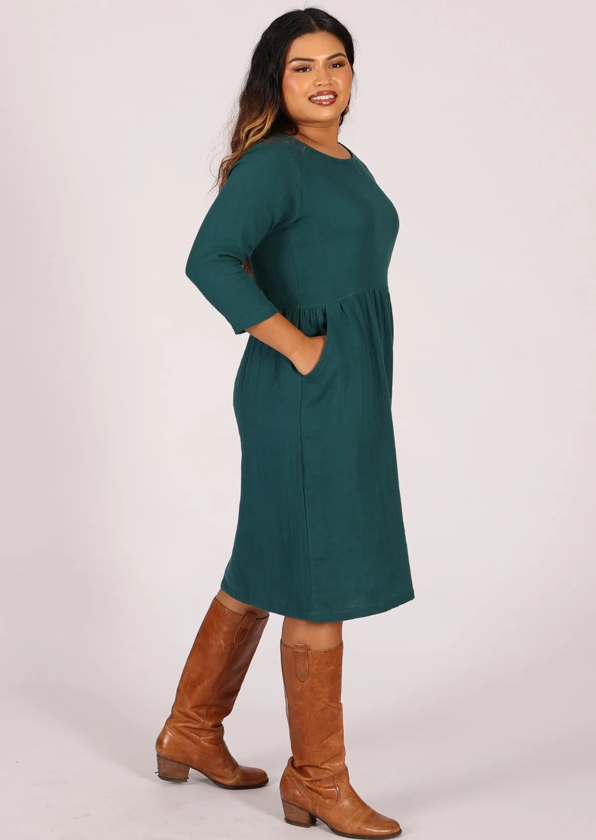 Avery Dress Deep Teal