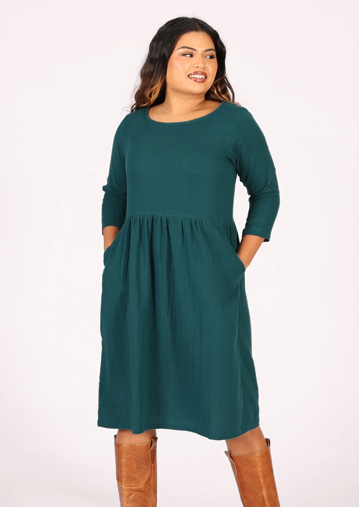 Avery Dress Deep Teal