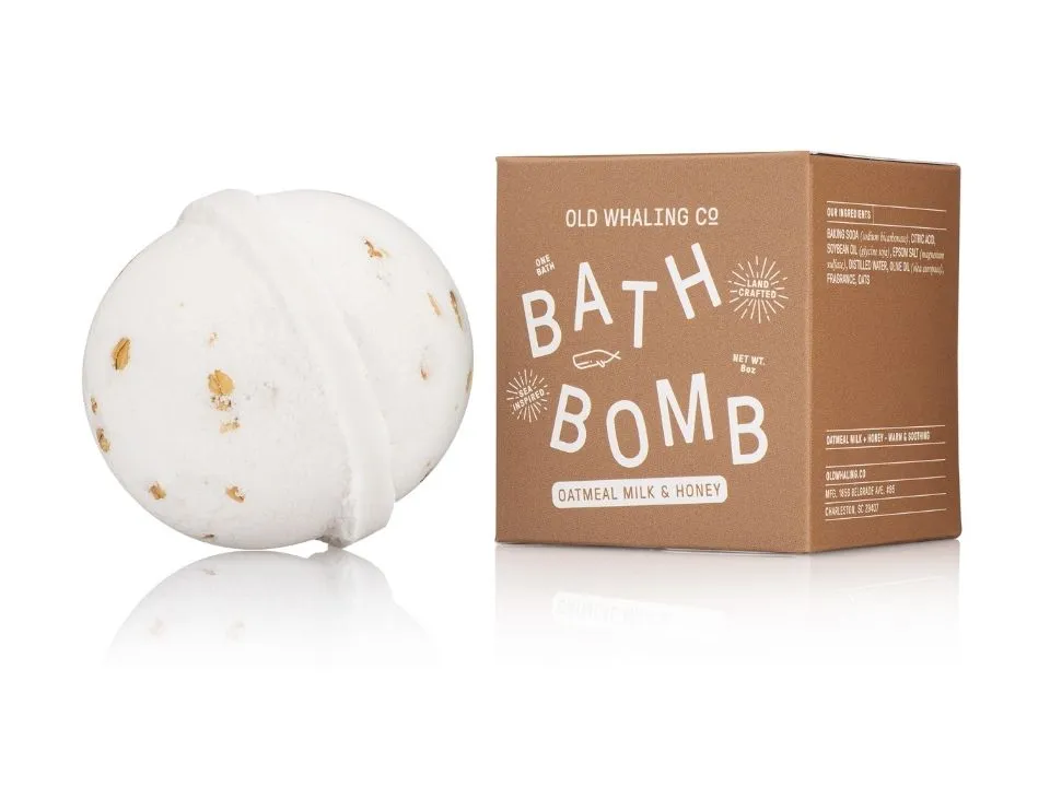 Bath Bomb - Oatmeal Milk   Honey