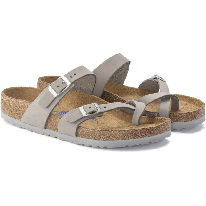 Birkenstock Mayari Leather Dove Gray