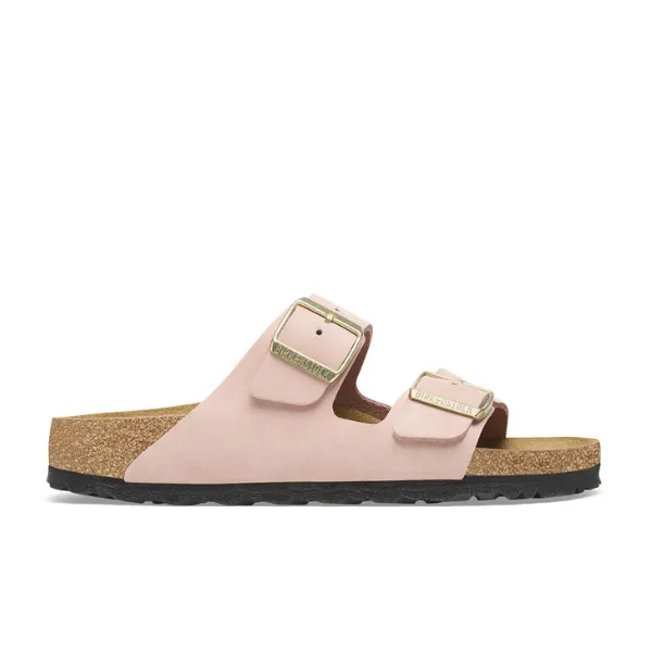 Birkenstock Women's Arizona Soft Footbed Nubuck Leather Pink