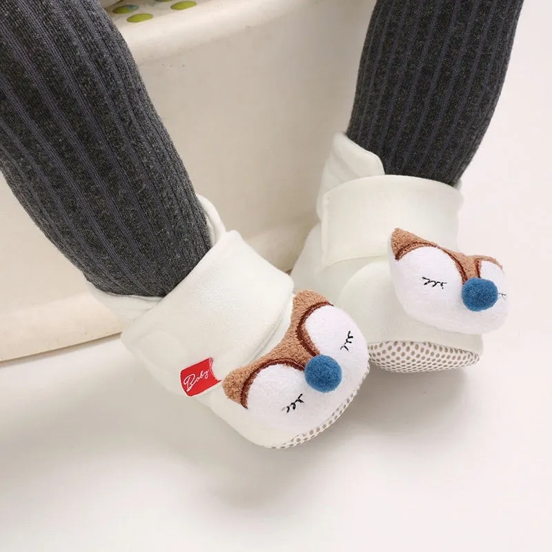 Boys And Girls 3D Animal Anti Slip Shoes/Slippers