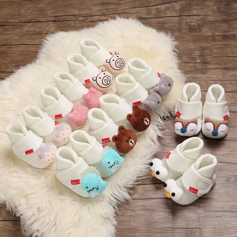 Boys And Girls 3D Animal Anti Slip Shoes/Slippers