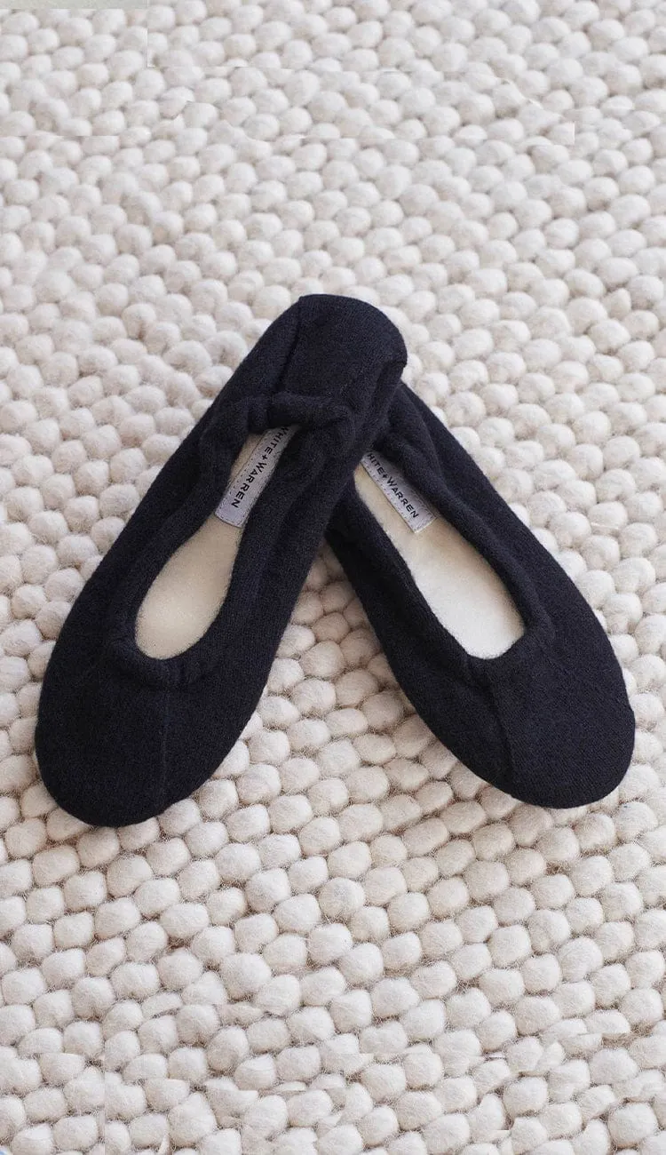 Cashmere Ballet Slippers