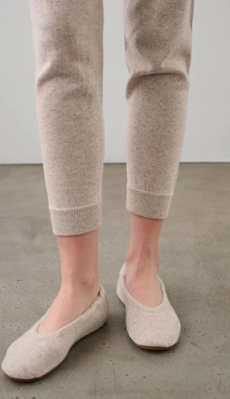 Cashmere Ballet Slippers