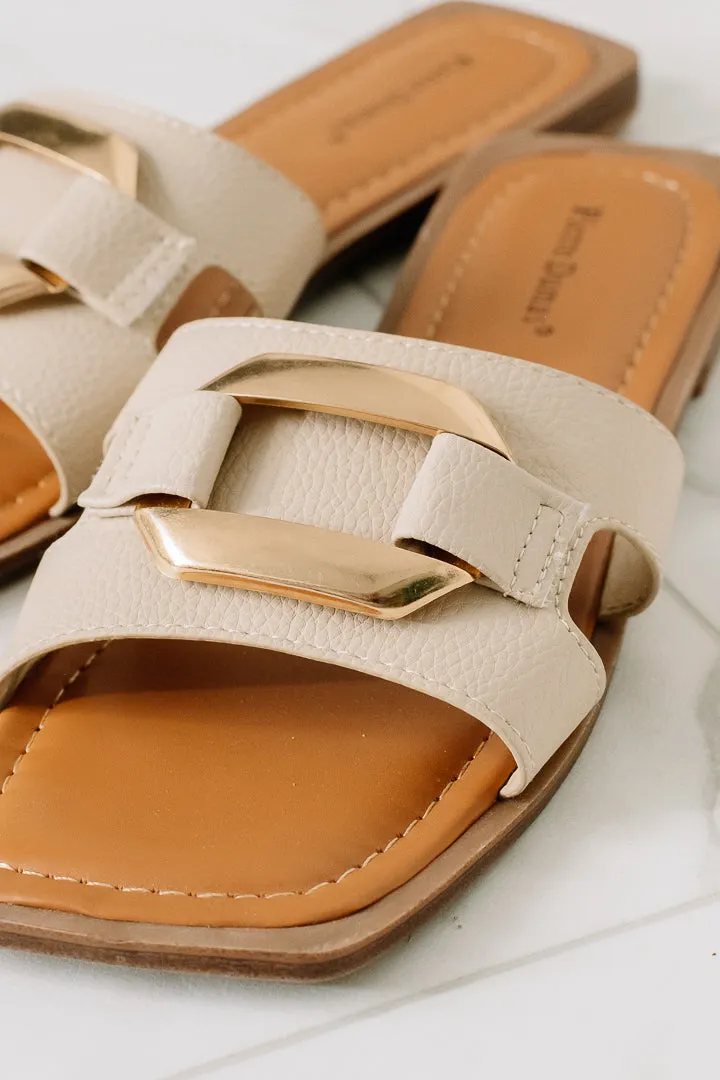 Chance Slide Sandals | Nude