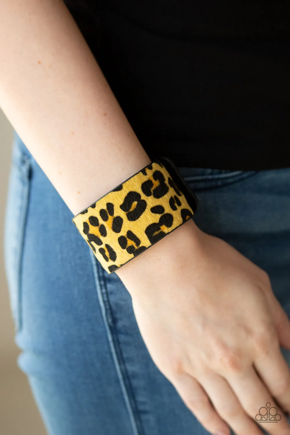 Cheetah Cabana Yellow-Bracelet