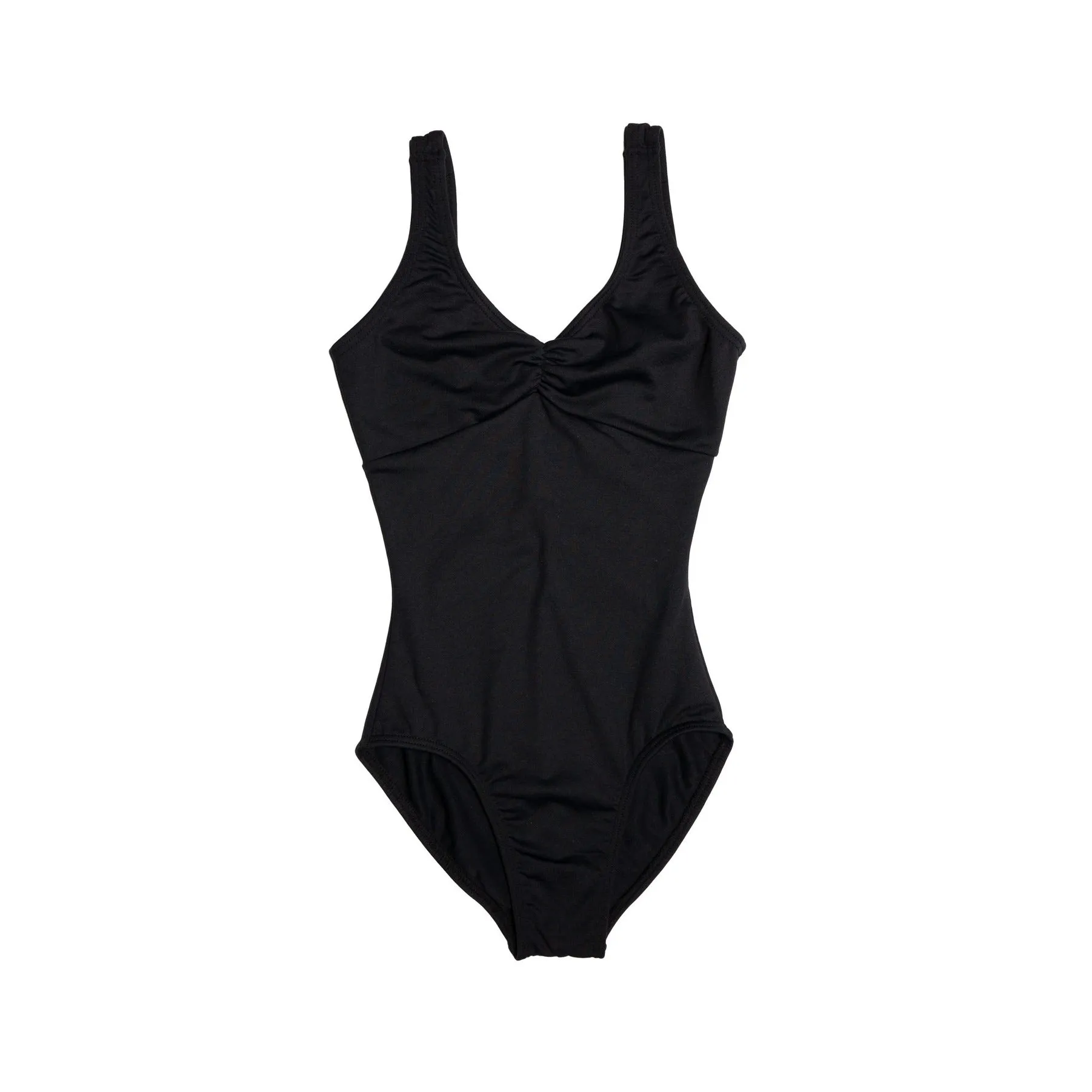 Child Pinch Front Empire Waist Leotard - Oxford Blue