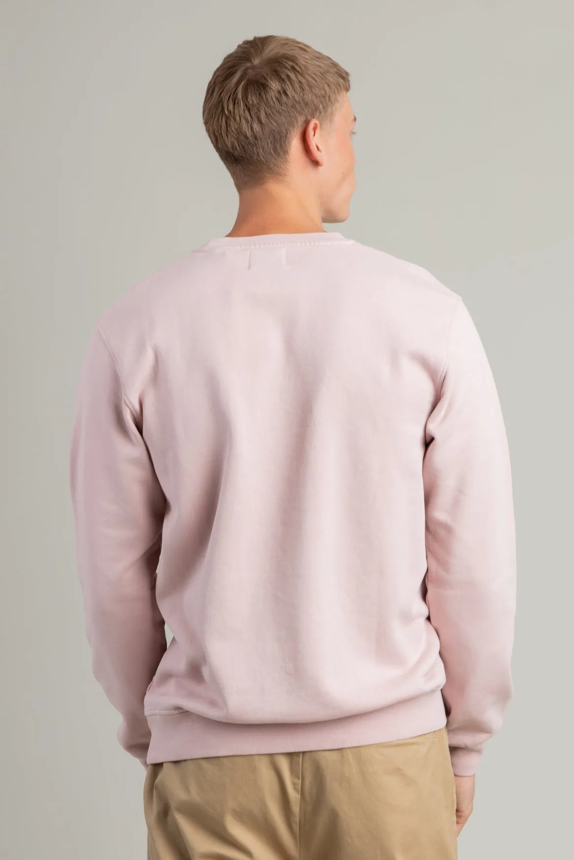 Classic Organic Crew - Faded Pink