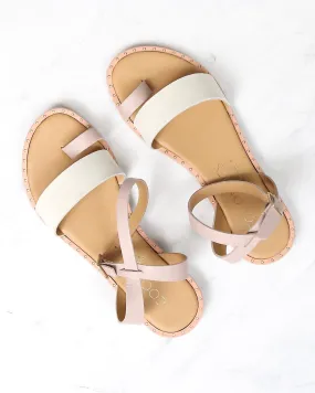 COCONUTS By Matisse - Sundown Wrap Leather Flat Sandal in Pink