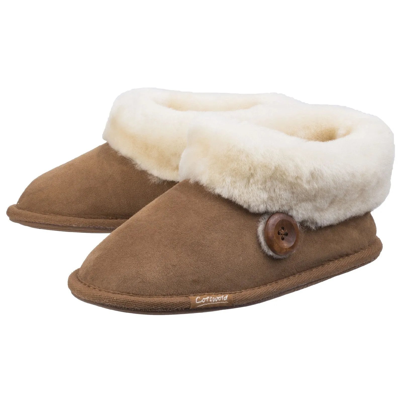 Cotswold Wotton Sheepskin Slippers