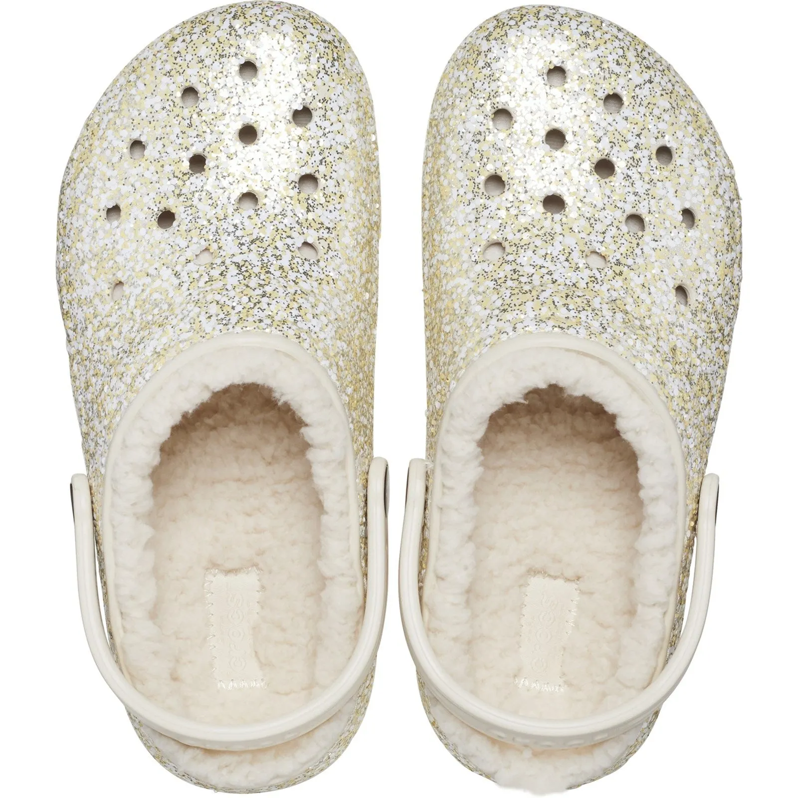 Crocs Classic Glitter Lined Clogs