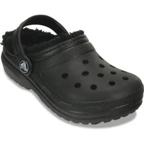 Crocs junior sized classic lined clog 207010-060 black