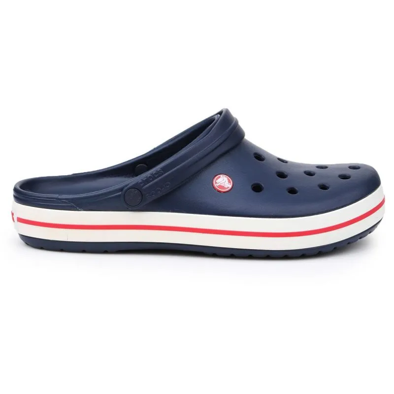 Crocs Mens Crocband Slides - Navy Blue