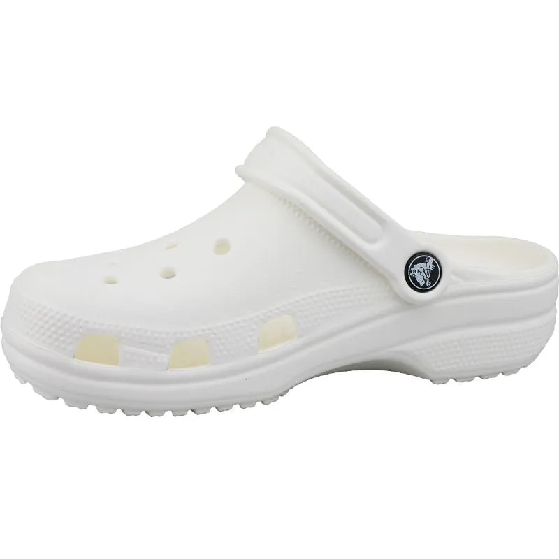 Crocs Unisex Classic Clog Slippers - White