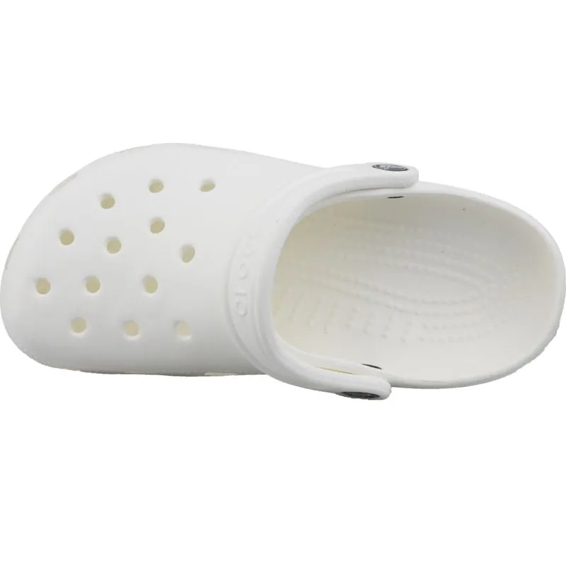 Crocs Unisex Classic Clog Slippers - White