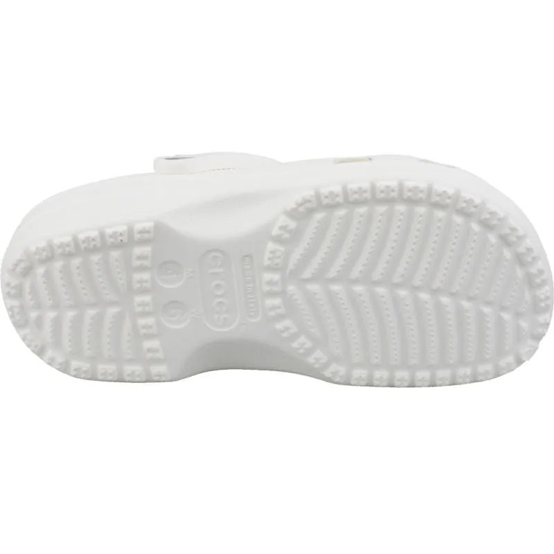 Crocs Unisex Classic Clog Slippers - White