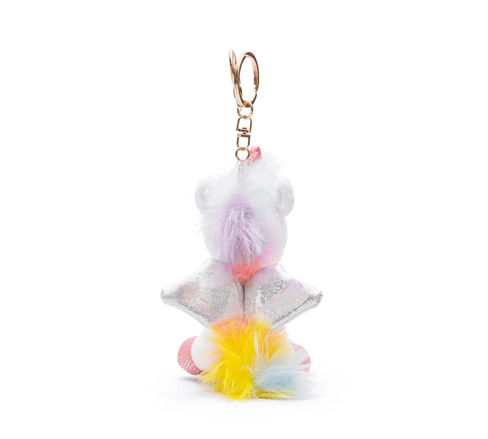 Cute Plush Unicorn Keyring