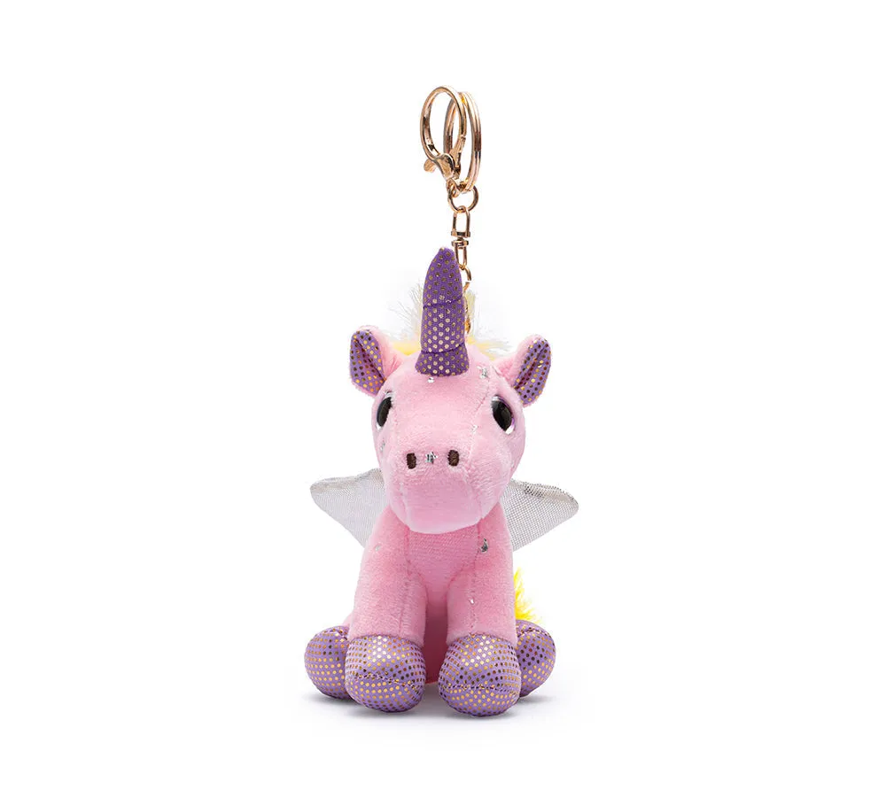 Cute Plush Unicorn Keyring