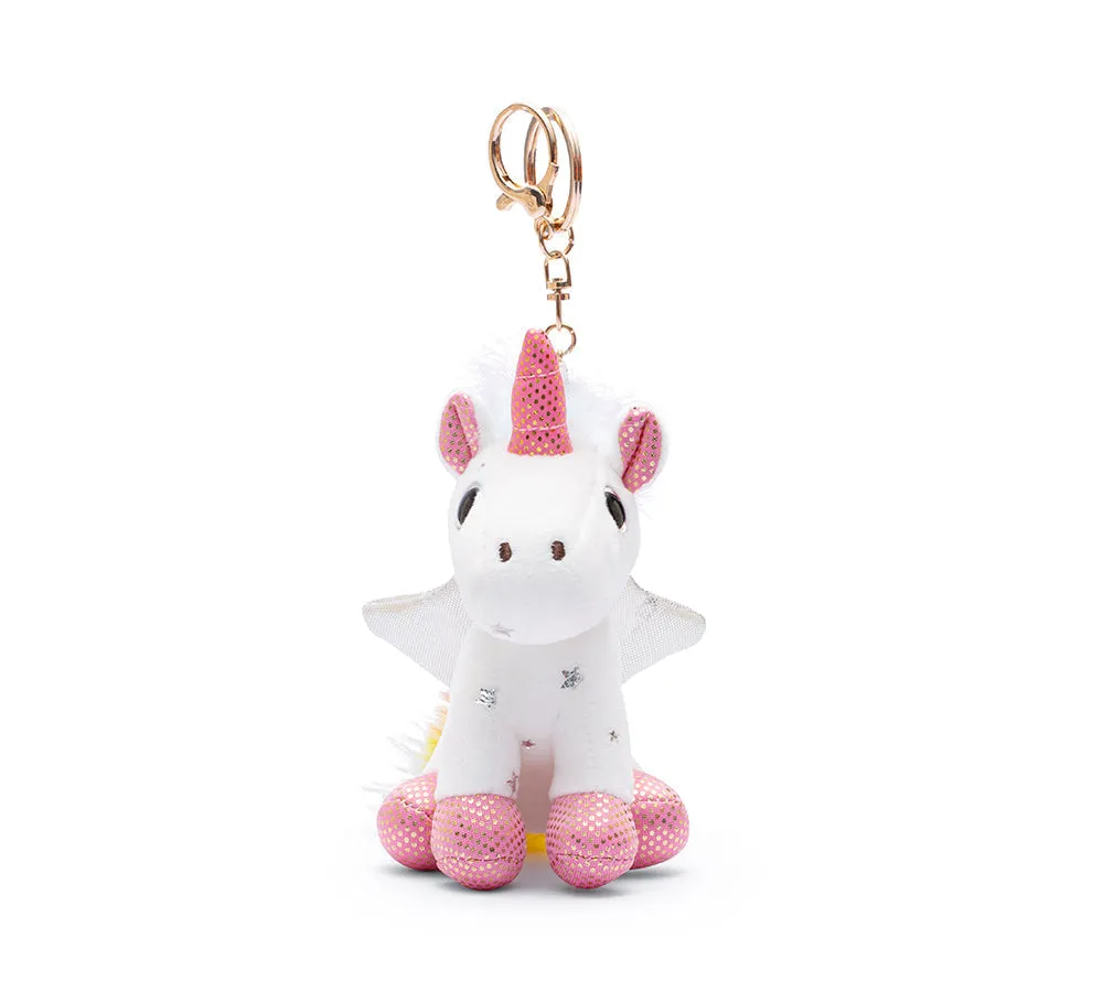 Cute Plush Unicorn Keyring