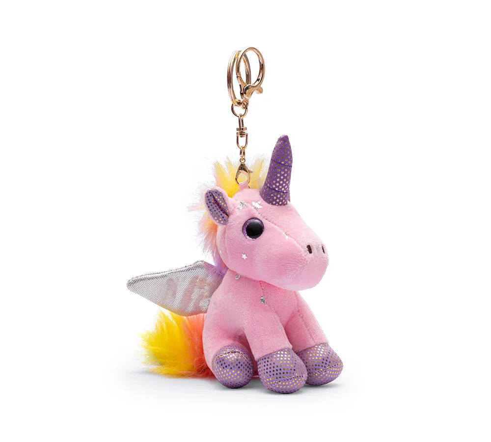 Cute Plush Unicorn Keyring