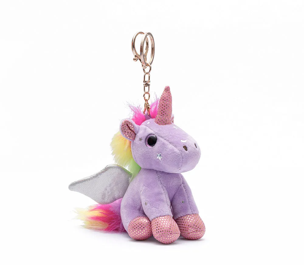 Cute Plush Unicorn Keyring