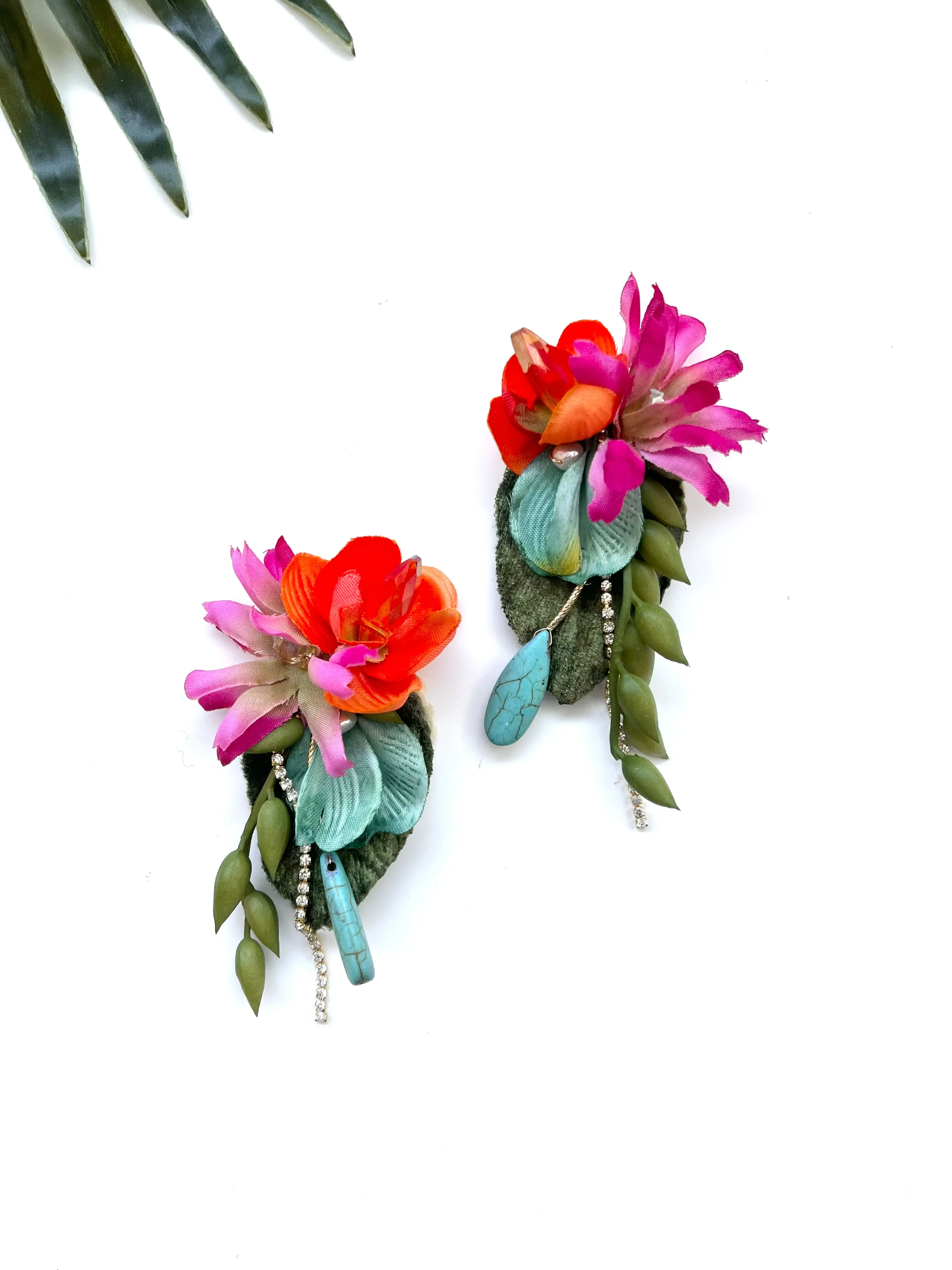 dainty garden party earrings - fiesta II