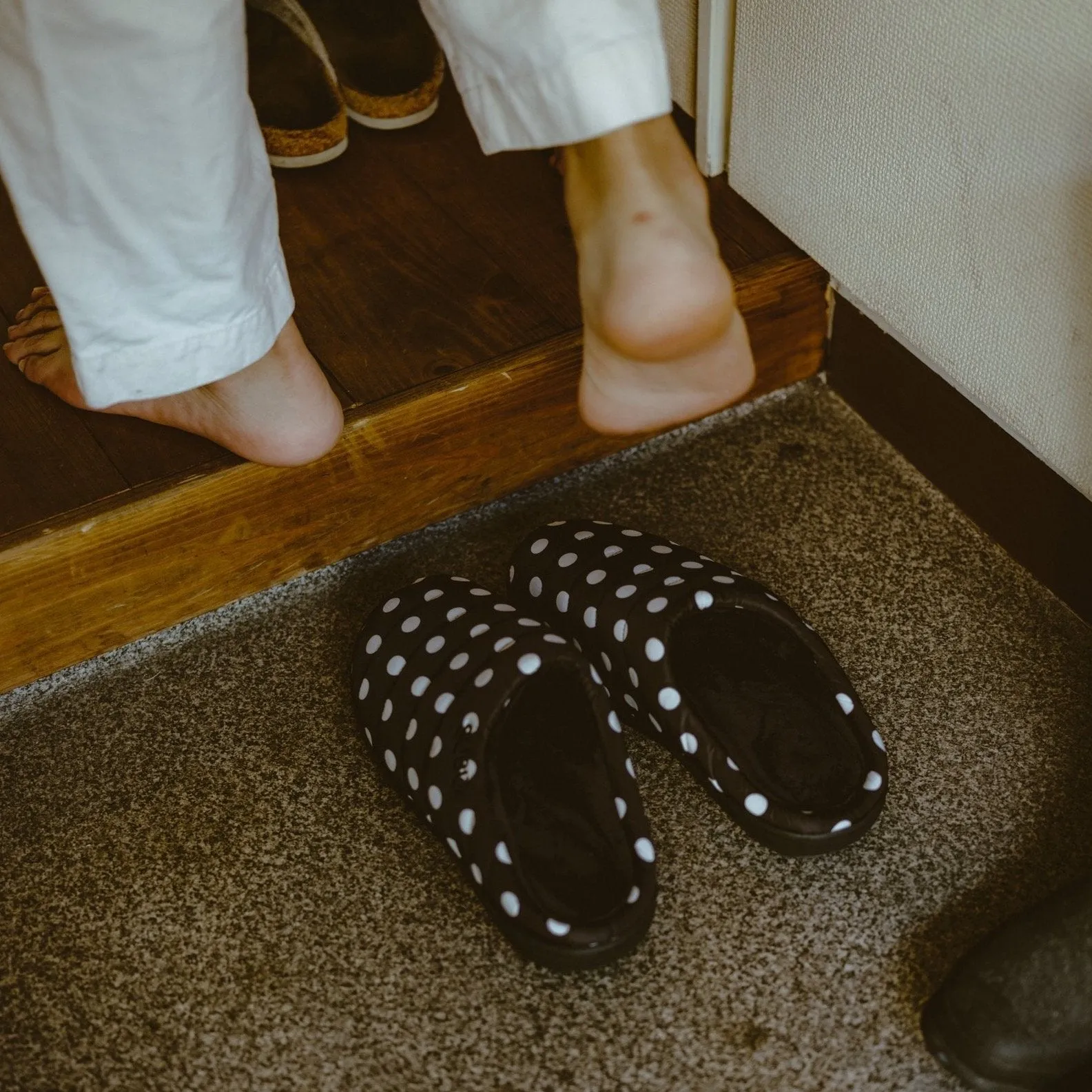 Fall & Winter Slippers - Polka Dot