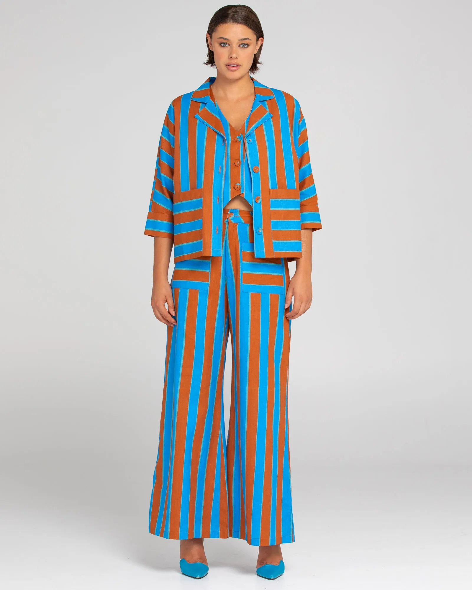 Fay Pant - Cabana Stripe