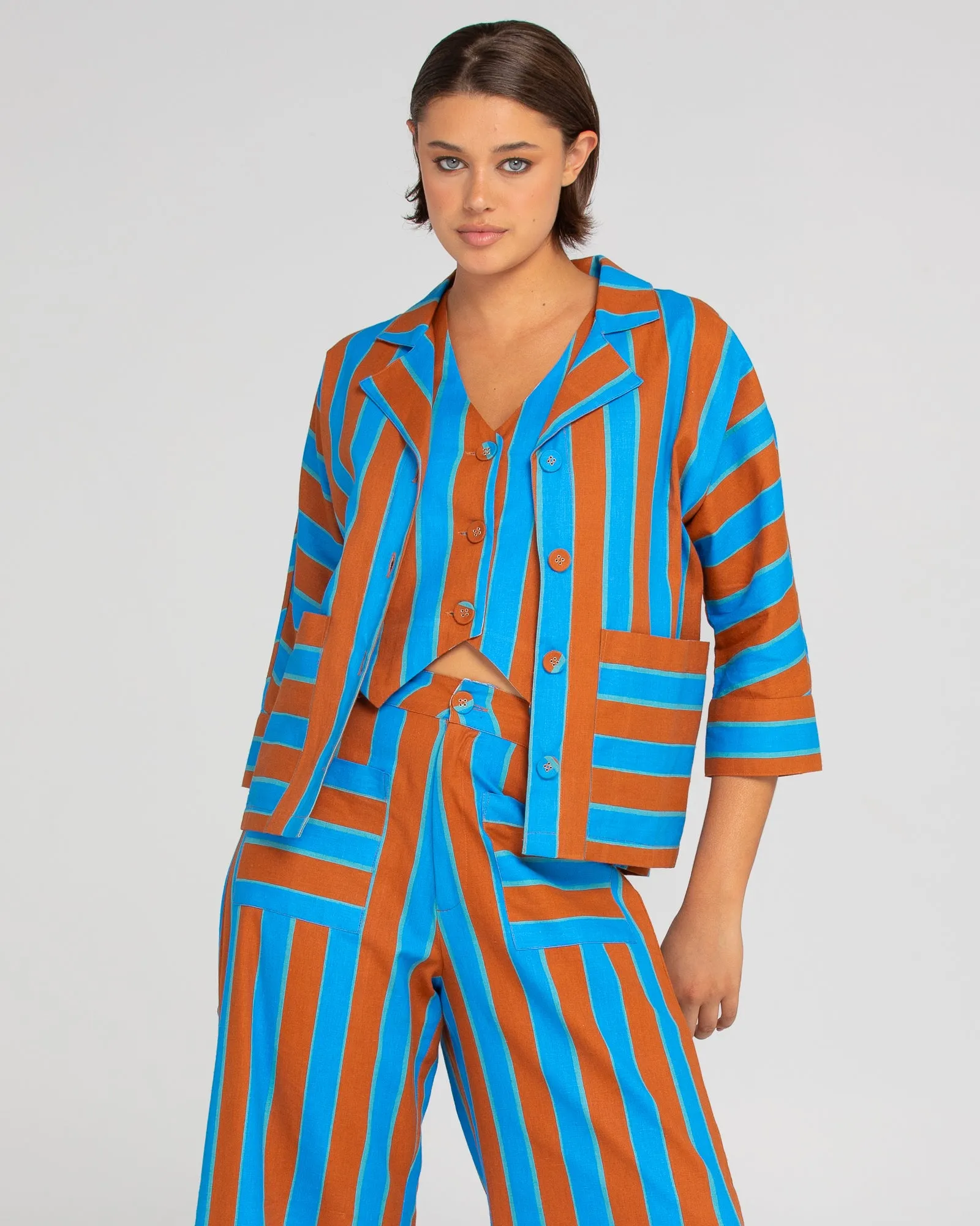 Fay Pant - Cabana Stripe