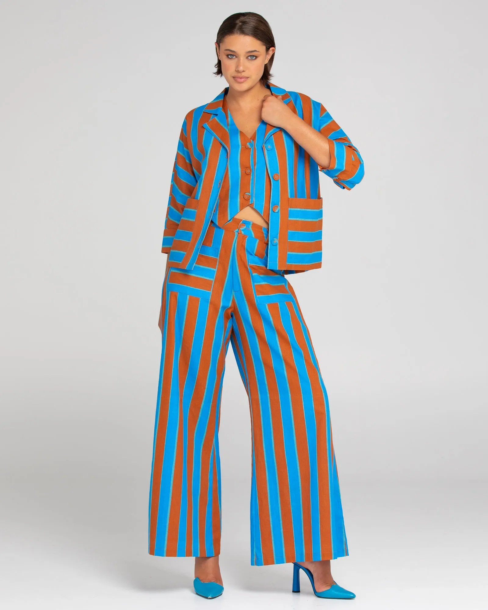 Fay Pant - Cabana Stripe