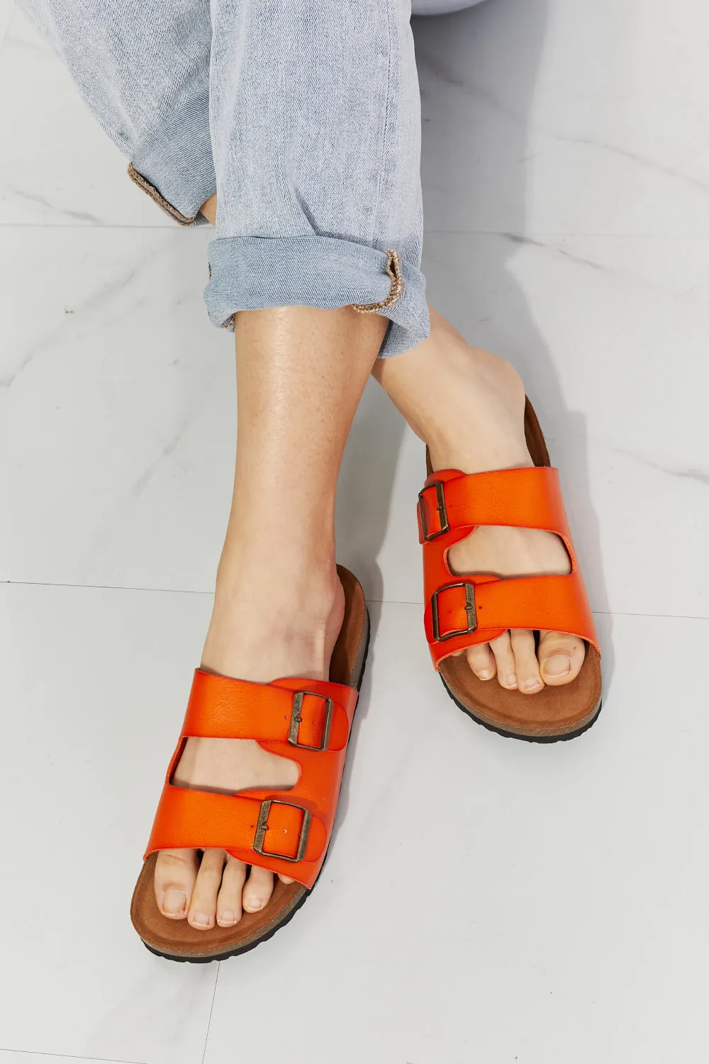 Feeling Alive Sandals in Orange