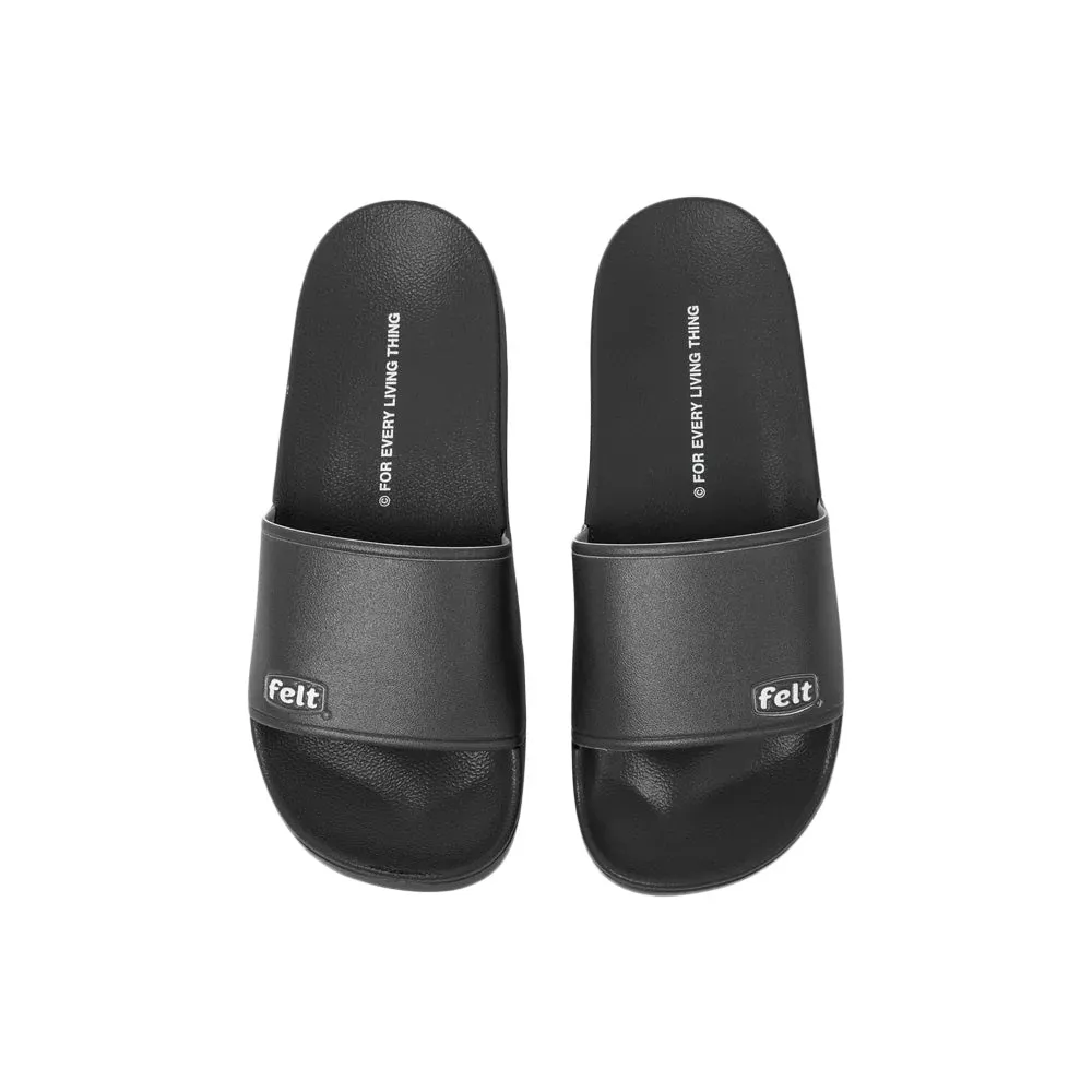 FELT Work Wear Logo Slides 'Black'