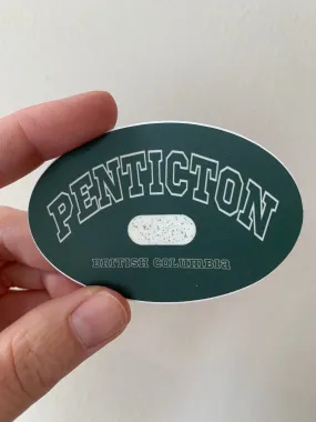 Green Penticton Sticker