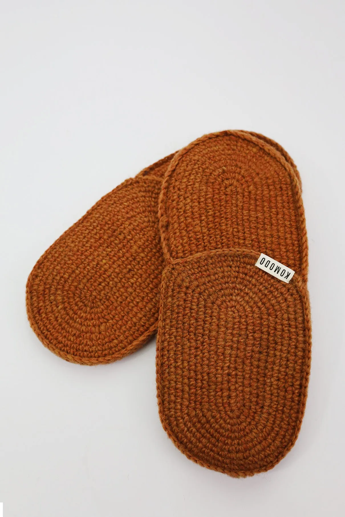 HIDE - Lambswool House Slipper Tobacco Brown