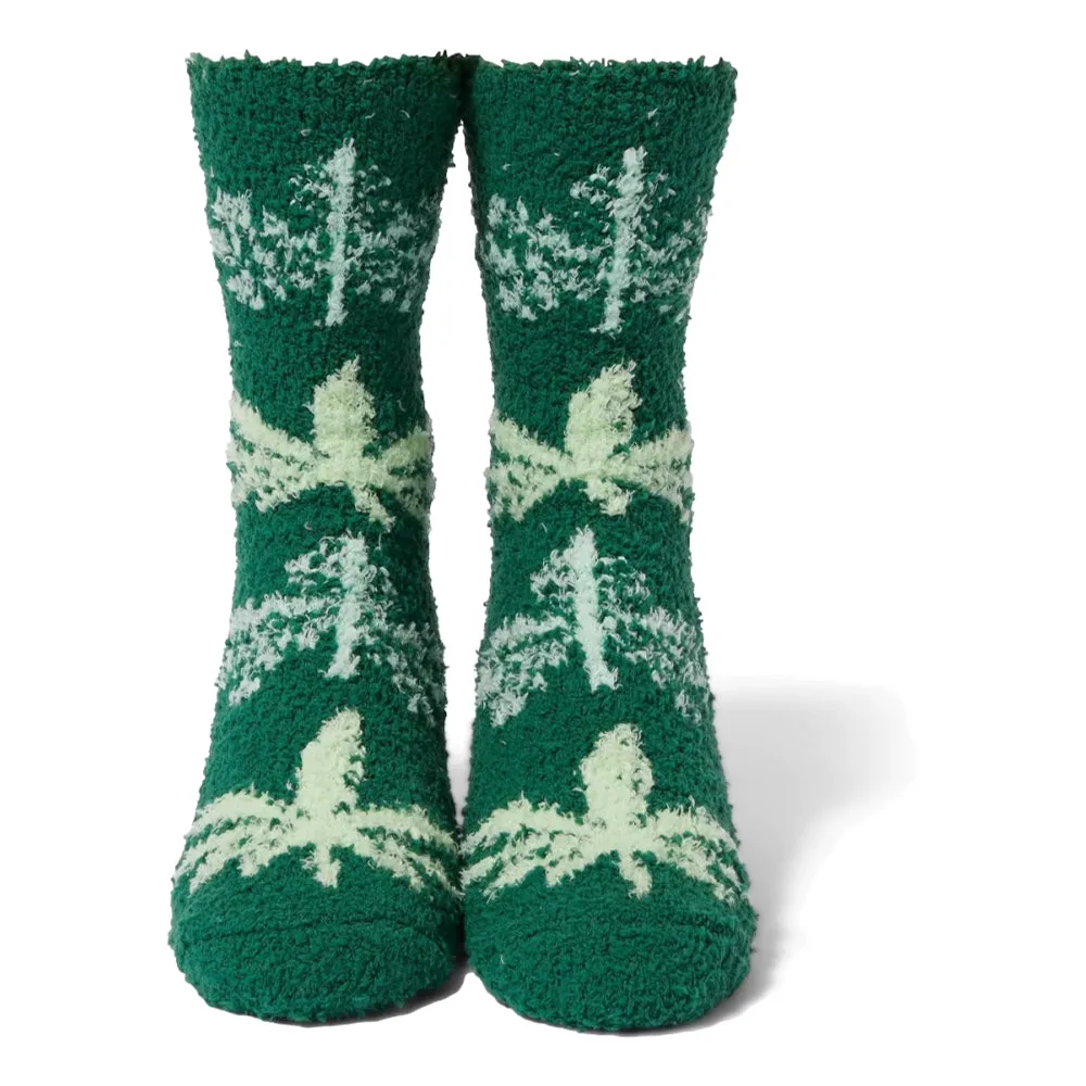 HUF GREEN BUDDY FUZZY SOCK-GREEN