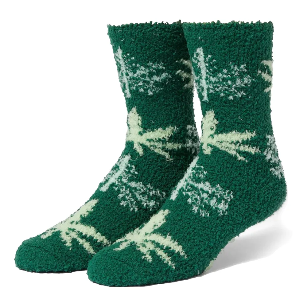 HUF GREEN BUDDY FUZZY SOCK-GREEN