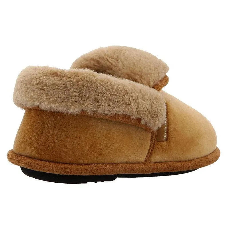 Hush Puppies Fur Top Lua Slippers - Tan