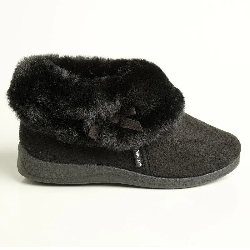 Hush Puppies Sharon Slippers - Black