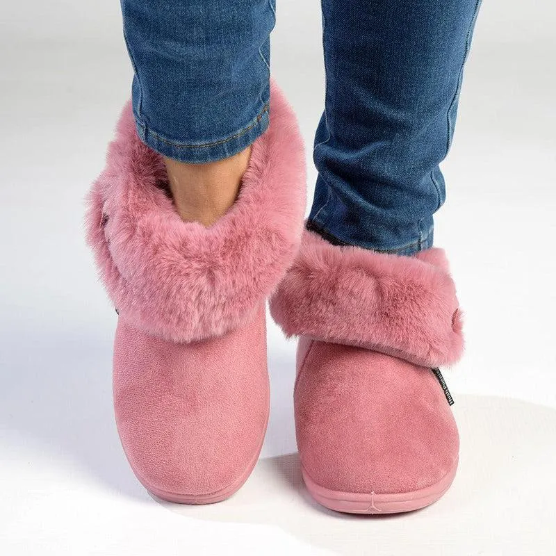 Hush Puppies Sharon Slippers - Dusty Pink