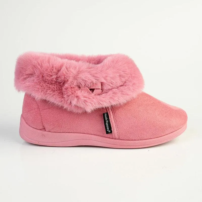 Hush Puppies Sharon Slippers - Dusty Pink